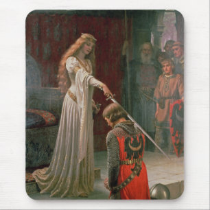 Accolade (by Edmond Blair Leighton) Mouse Pad