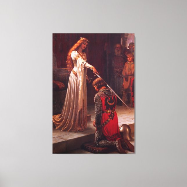 Accolade by Edmund Blair Leighton Canvas Print (Front)