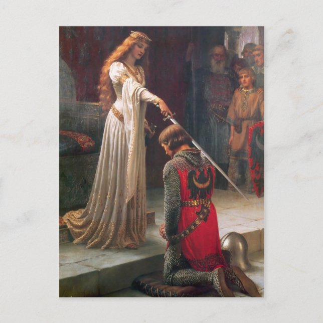 Accolade by Edmund Blair Leighton Postcard (Front)