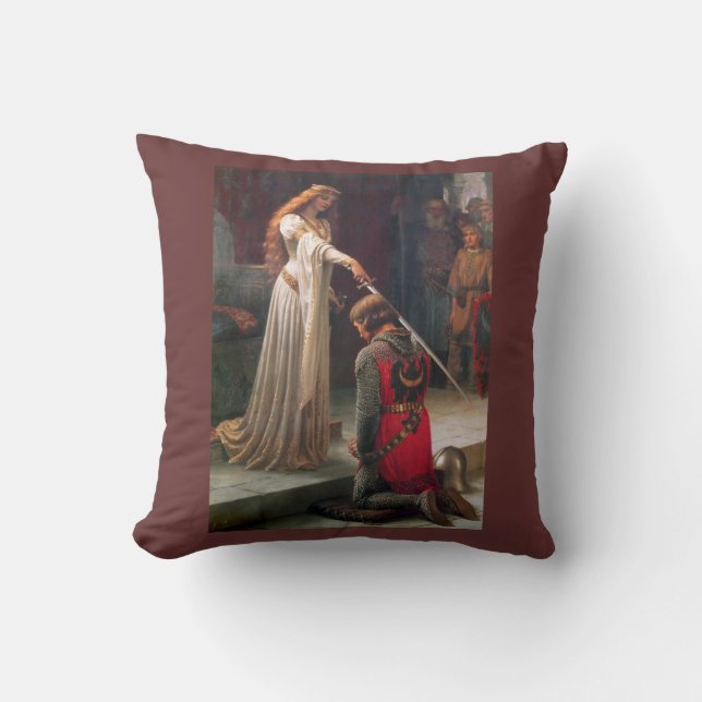 Accolade-The Knight Throw Pillow (Front)