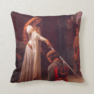 Accolade - The Knight Throw Pillow