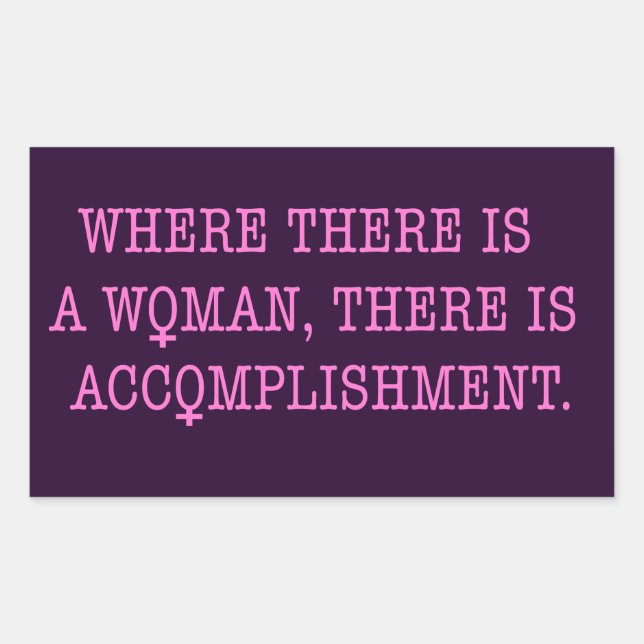 Accomplish Sticker (Front)