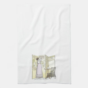 Accomplished Ladies, Jane Austen Pride & Prejudice Kitchen Towel
