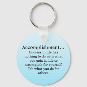 Accomplishment Keychain