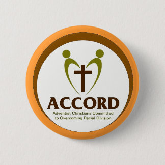 Accord Logo with tan background 2 Inch Round Button