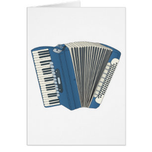 accordéon bleu