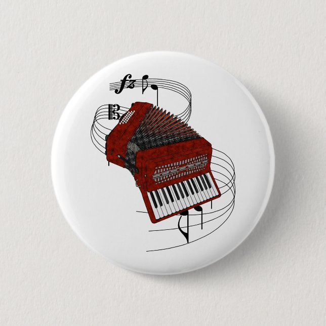 Accordion 2 Inch Round Button (Front)