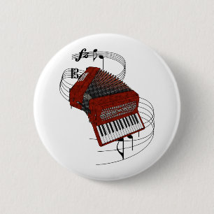 Accordion 2 Inch Round Button