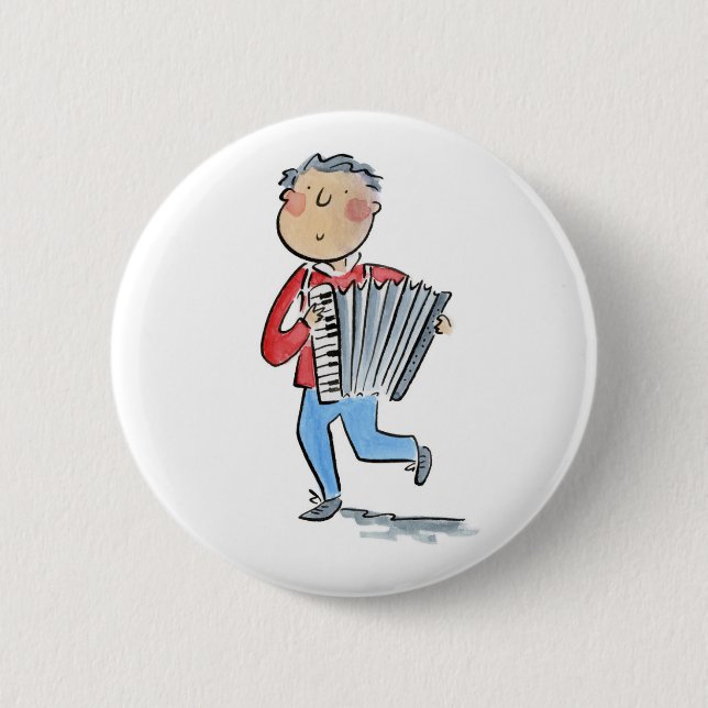 Accordion 2 Inch Round Button (Front)