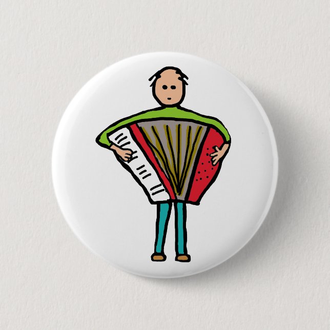 Accordion 2 Inch Round Button (Front)
