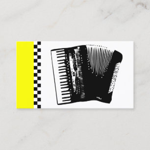 accordion. business card