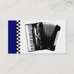 accordion. business card