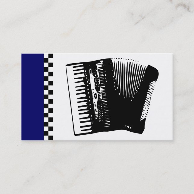 accordion. business card (Front)