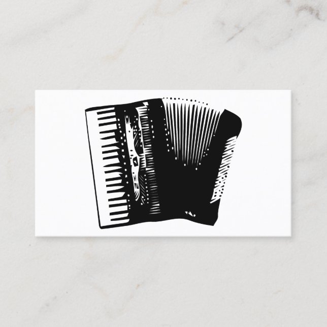 accordion. business card (Front)