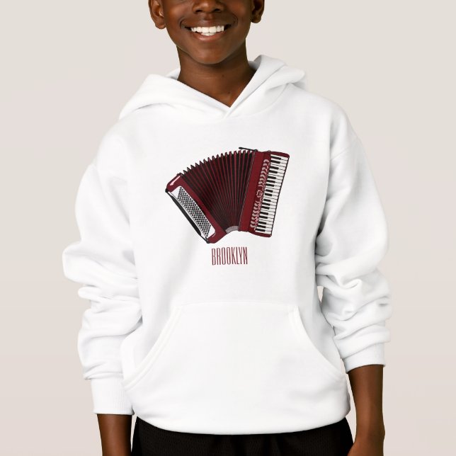 Accordion cartoon illustration (Front)