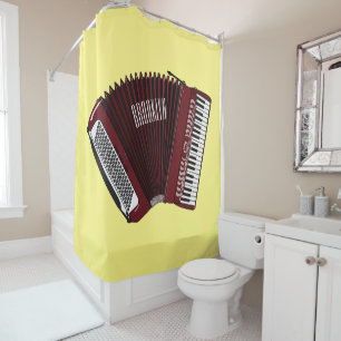 Accordion cartoon illustration