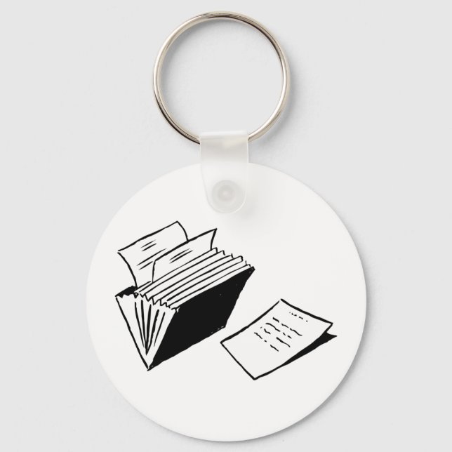 Accordion Folder Keychain (Front)