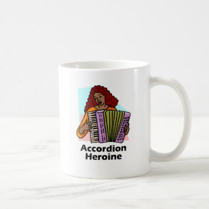 Accordion Heroine Coffee Mug