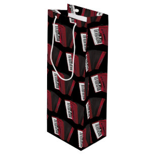 Accordion Instrument Musician Music Teacher Wine Gift Bag