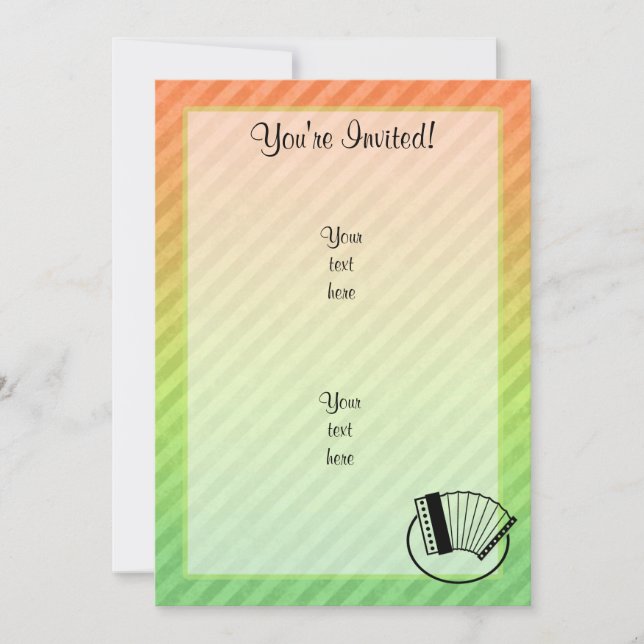 Accordion Invitation (Front)