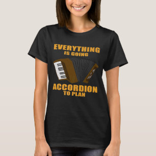 Accordion Men Women Cool Instrument Player Joke  1 T-Shirt