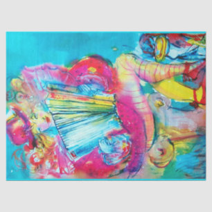 ACCORDION PLAYER IN THE NIGHT TISSUE PAPER