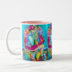 ACCORDION PLAYER IN THE NIGHT Two-Tone COFFEE MUG