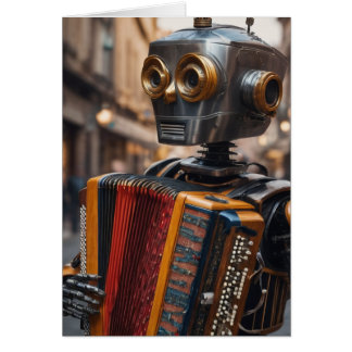 accordion playing astronaut