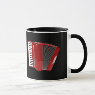 Accordion: The red accordion Mug