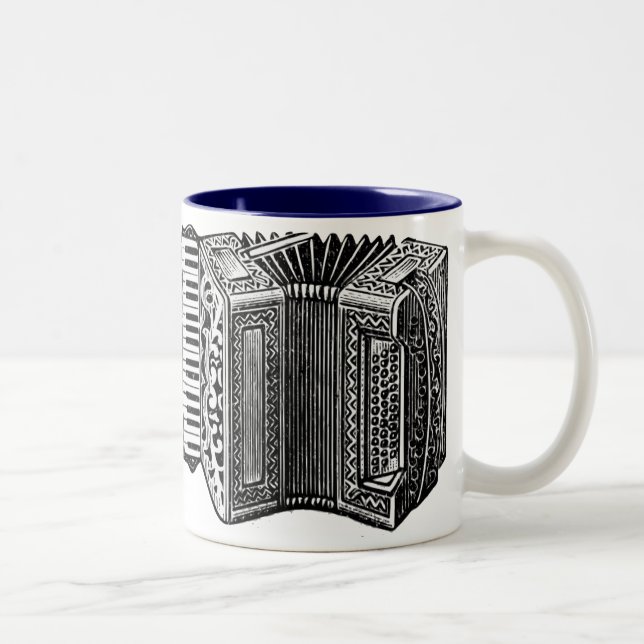 Accordion Two-Tone Coffee Mug (Right)