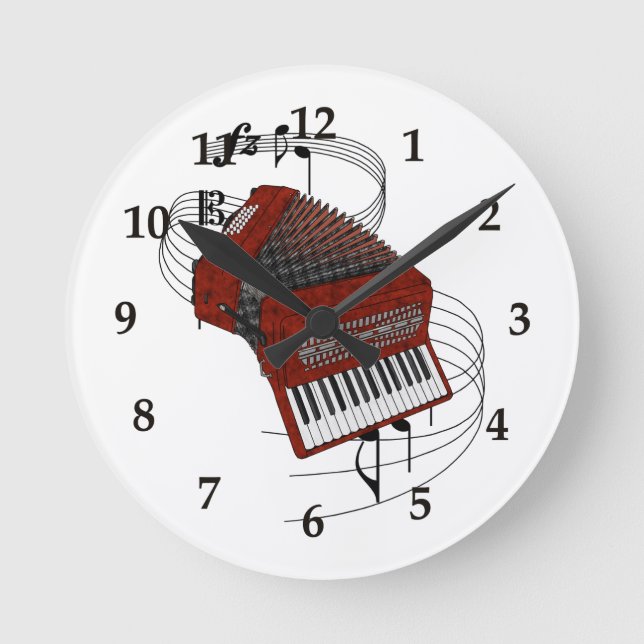 Accordion Wall Clock (Front)