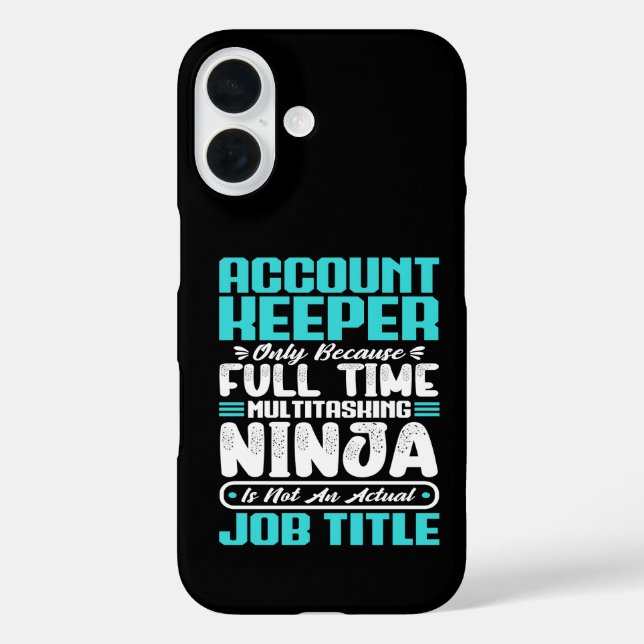 Account Keeper Job Title Profession Skills Case-Mate iPhone Case (Back)