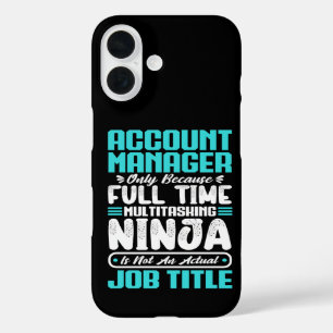 Account Manager Job Title Profession Skills iPhone 16 Case
