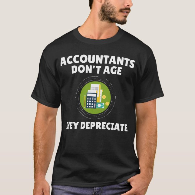 Accountant Accounting Cpa Occupation Funny  T-Shirt (Front)