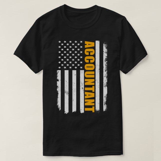 Accountant American T-Shirt (Design Front)