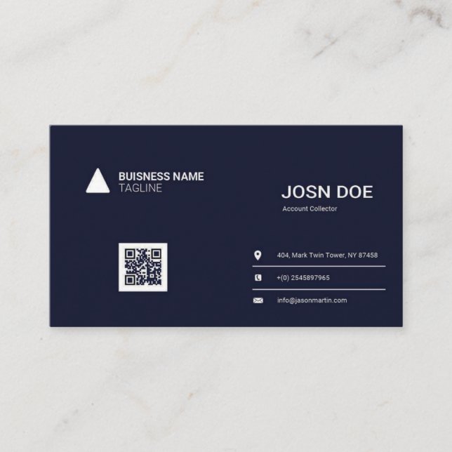 Accountant Business  Business Card (Front)