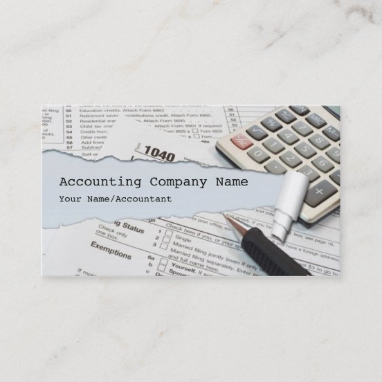 bookkeeping business cards
