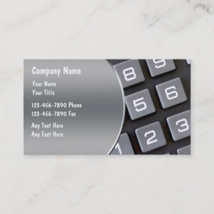 Accountant Business Cards