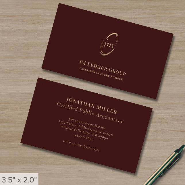 Accountant Business Cards (Creator Uploaded)