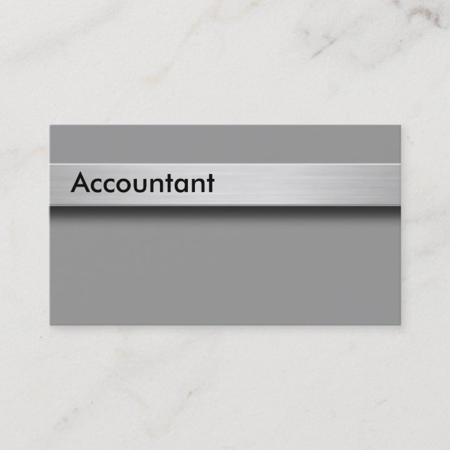 Accountant Business Cards (Front)