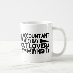 Accountant Cat Lover Coffee Mug