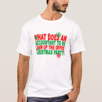 Accountant Christmas Cruel and Funny Joke Slogan T