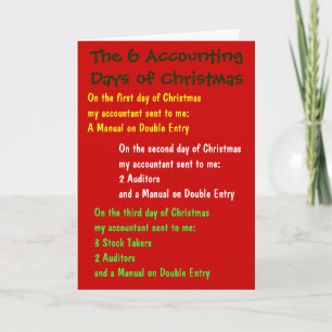 Accountant   Christmas   Funny Accounting Song Holiday Card