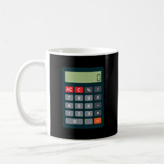 Accountant Costume Outfit Math Calculator   Coffee Mug