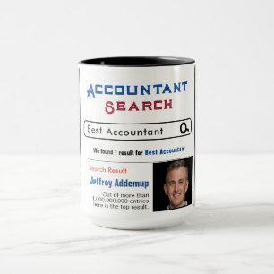Accountant Custom Best Search Gift Mug