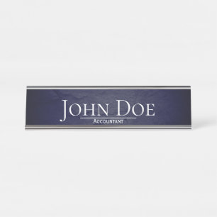 Accountant Desk Name Plate