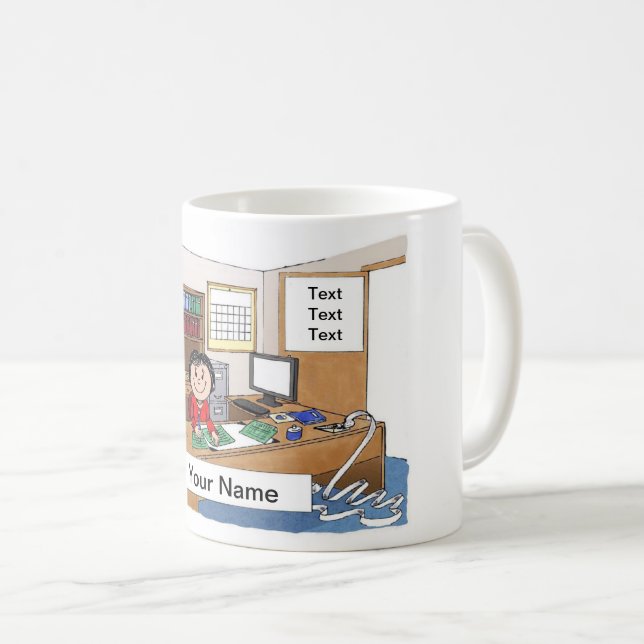 Accountant, Female Coffee Mug (Front Right)