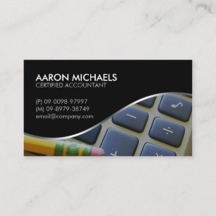 Accountant Finance Financial Business Card