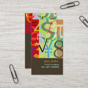 Accountant, Financial Advisor Business Card