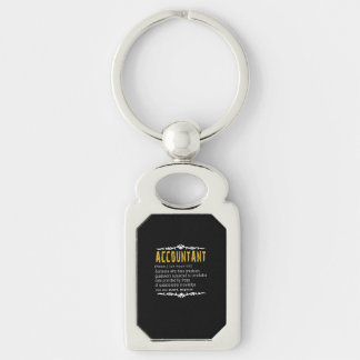 Accountant Funny Definition Custom Gift Keychain